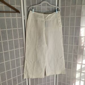 Anthropology Cartonnier Linen Cotton Wide Leg Pants NWT Sz S